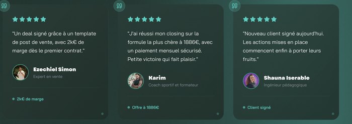 Témoignage client